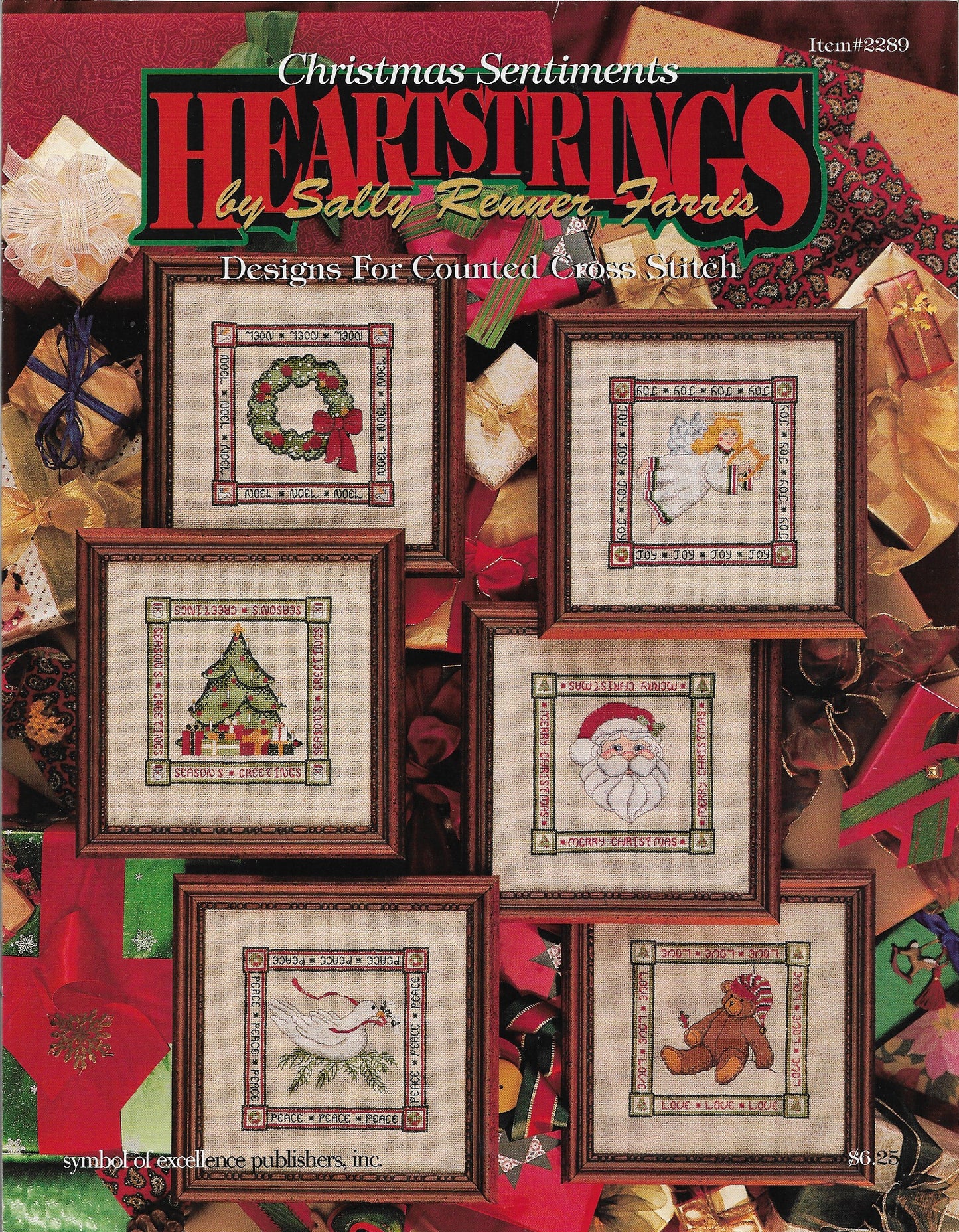 Symbol of Excellence Heartstrings 2289 christmas cross stitch pattern