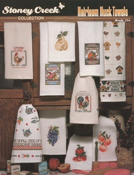 Stoney Creek Heirloom Huck Towels BK123 cross stitch booklet