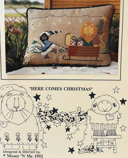 Mosey N Me Here Comes Christmas cross stitch pattern