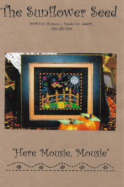The Sunflower Seed Here Mousie, Mousie cross stitch pattern