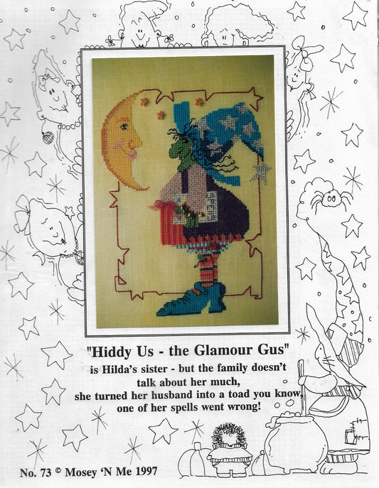 Mosey 'n Me Hiddy Us - the Glamour Gus cross stitch pattern