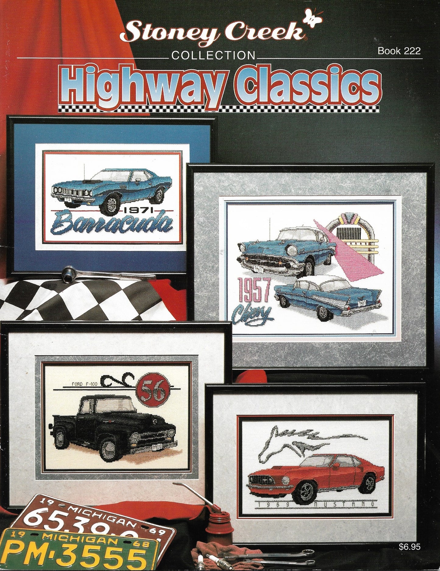 Stoney Creek Highway Classics BK222 automobile cross stitch pattern