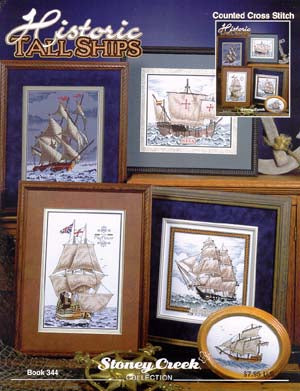 Stoney Creek Historic Tall Ships BK344 cross stitch booklet