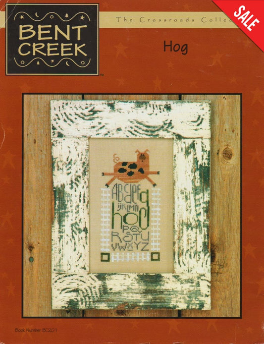 Bent Creek Hog BC201 cross stitch sampler pattern