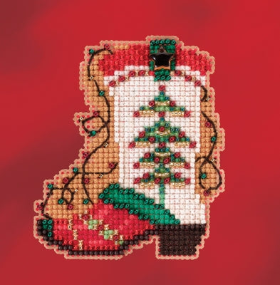 Mill Hill Holiday Boot Christmas beaded kit