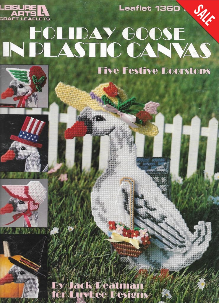 Leisure Arts Holiday Goose LA1360 Plastic Canvas pattern