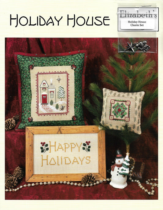 Elizabeth's Designs Holiday House cross stitch pattern