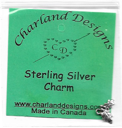 Holly Sterling Silver charm