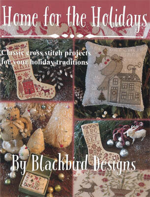 Blackbird Designs Home for the Holidays Christmas cross stitch pattern