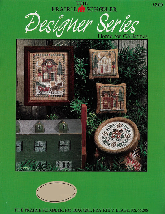 Prairie Schooler Home for Christmas cross stitch pattern