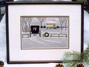 Diane Graebner Home For The Holidays DGX-090 Amish christmas cross stitch pattern