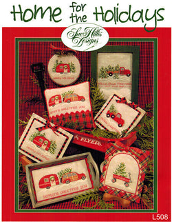 Sue Hillis Home for the holidays Christmas cross stitch pattern