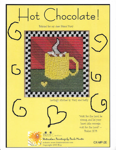 Bizzi Creations Hot Chocolate cross stitch pattern