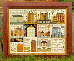 Carriage House Samplings Houses of Hawk Run Hollow cross stitch pattern