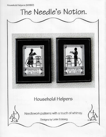 Needle's Notion Household Helpers NN160 cross stitch pattern