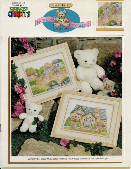 Color Charts Teddy Hugglesbie cross stitch pattern