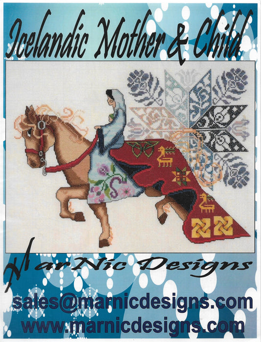 MarNic Icelandic Mother & Child cross stitch pattern