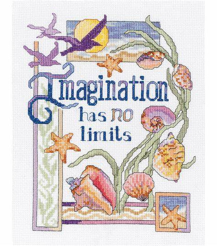 JanLynn Imagination Has No Limits 023-0588 cross stitch kit