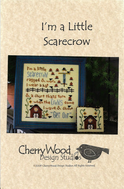 CherryWood Design Studios I'm A Little Scarecrowhalloween cross stitch pattern