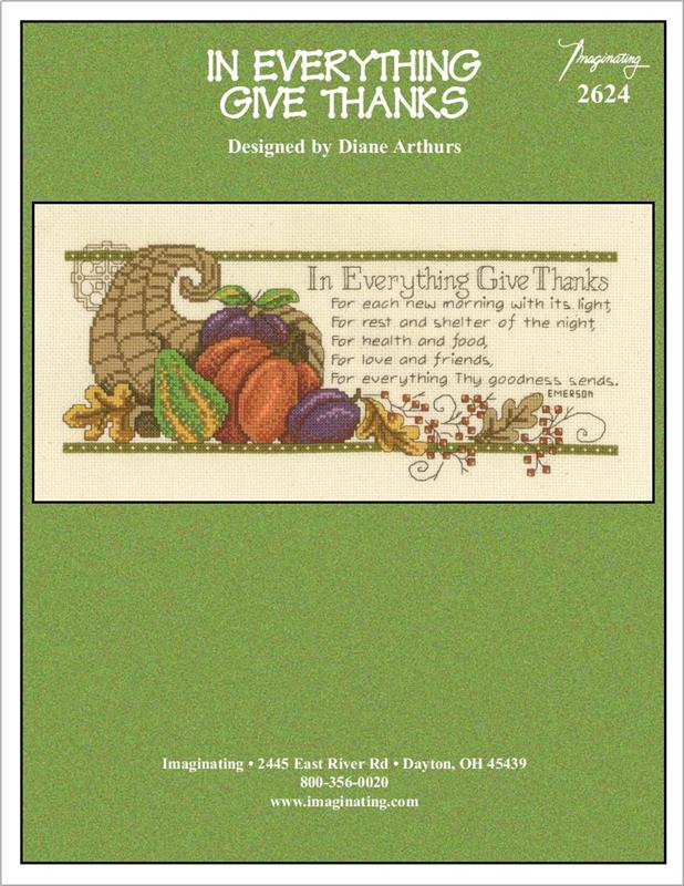 Imaginating In Everything Give Thanks 2624K cross stitch kit