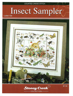 Stoney Creek Insect Sampler, LFT109 cross stitch pattern
