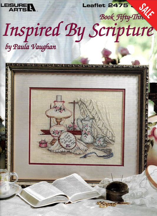 Leisure Arts Inspired by Scripture 2475 religious cross stitch pattern