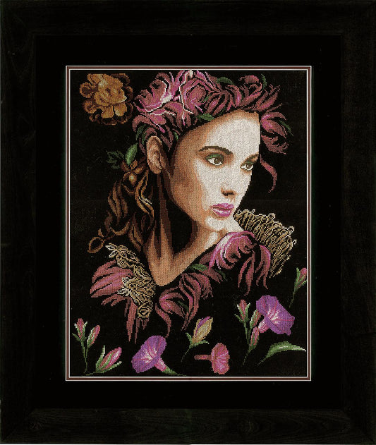 Lanarte In Thoughts cross stitch kit