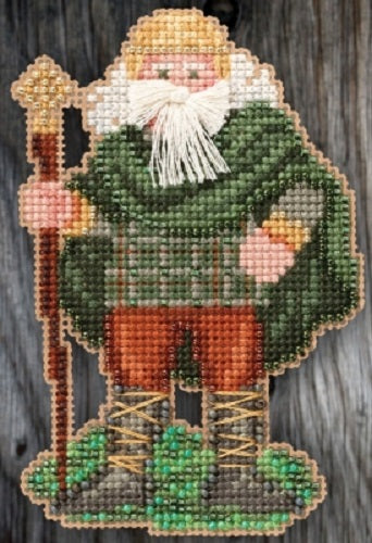 Mill Hill Ireland Santa beaded cross stitch kit
