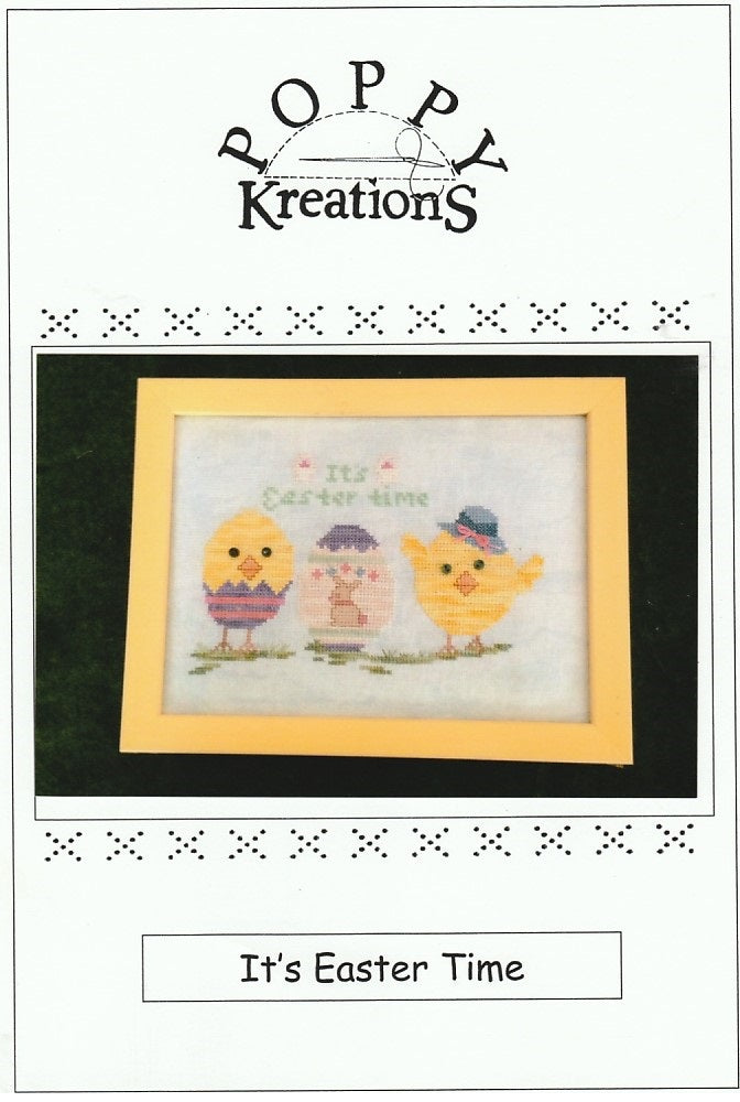 Poppy Creations It's Easter Time cross stitch pattern