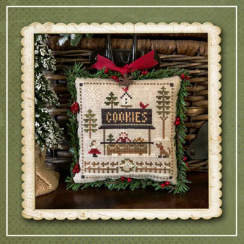 Little House Needleworks Jack Frost Cookies part 7 christmas cross stitch pattern