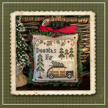 Little House Needleworks Jack Frost's Tree Farm Part 2 - Douglas Fir cross stitch pattern