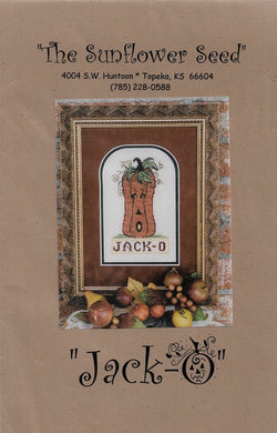 The Sunflower Seed Jack - O halloween cross stitch pattern