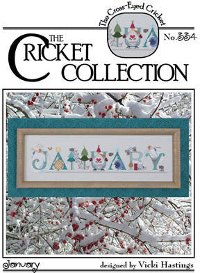 Cricket Collection January CC334 cross stitch pattern