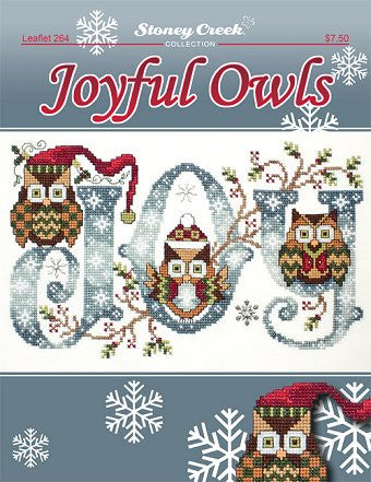 Stoney Creek Joyful Owls LFT264 cross stitch pattern