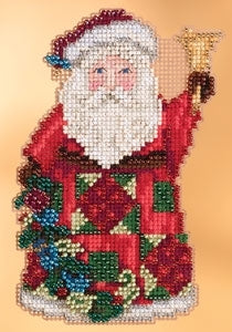 Mill Hill Glad Tidings Santa Jim Shore (2013) JS20-3103 beaded Christmas cross stitch kit