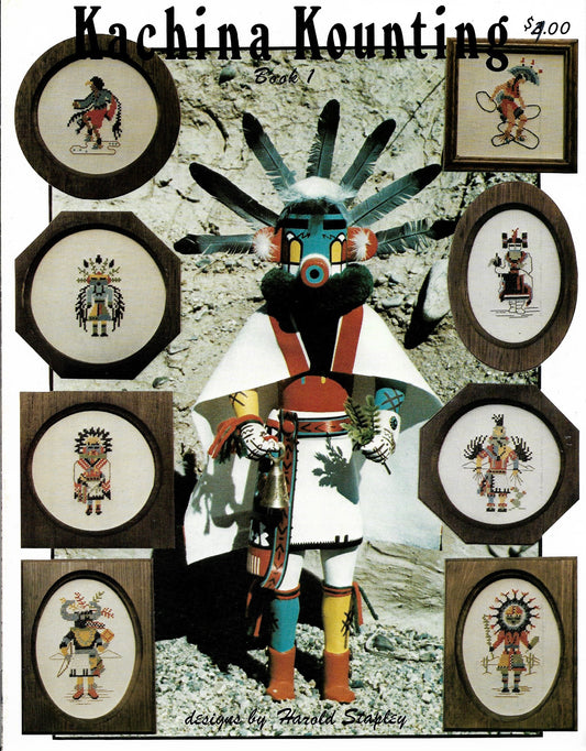 Decorative Woods Kaching Kounting southwest native american cross stitch pattern