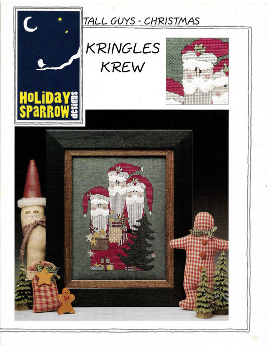 Holiday Sparrow Kringles Krew christmas cross stitch pattern