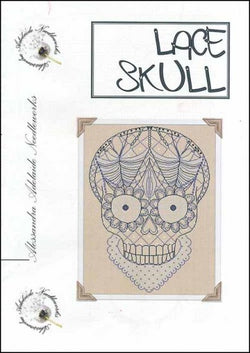 Alessandra Adelaide Lace Skull cross stitch pattern