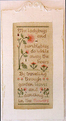 Country Cottage Needleworks Ladybugs And Bumblebees cross stitch pattern