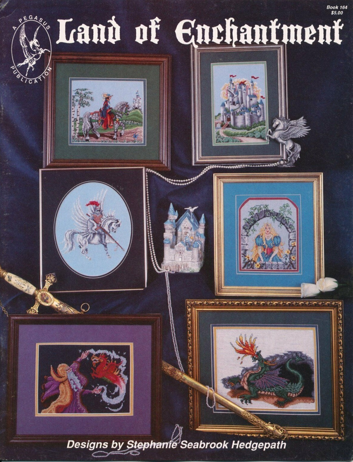 Pegasus Land of Enchantment 164 dragon cross stitch pattern