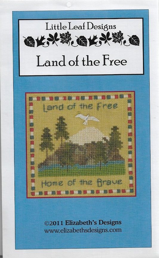 Elizabeth's Designs Land of the Free cross stitch pattern