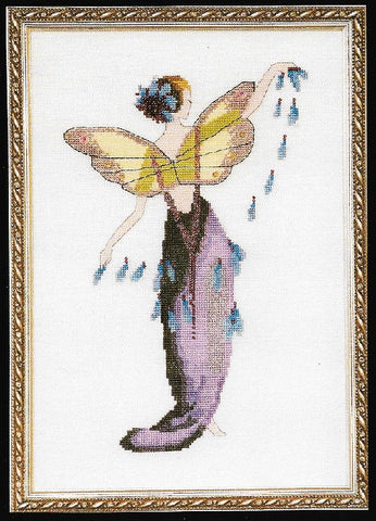 Mirabilia Lavender NC136 Pixie victorian cross stitch