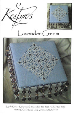 Keslyn's Lavender Cream mandala cross stitch pattern