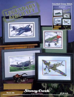 Stoney Creek Legendary Aircraft BK345 cross stitch pattern