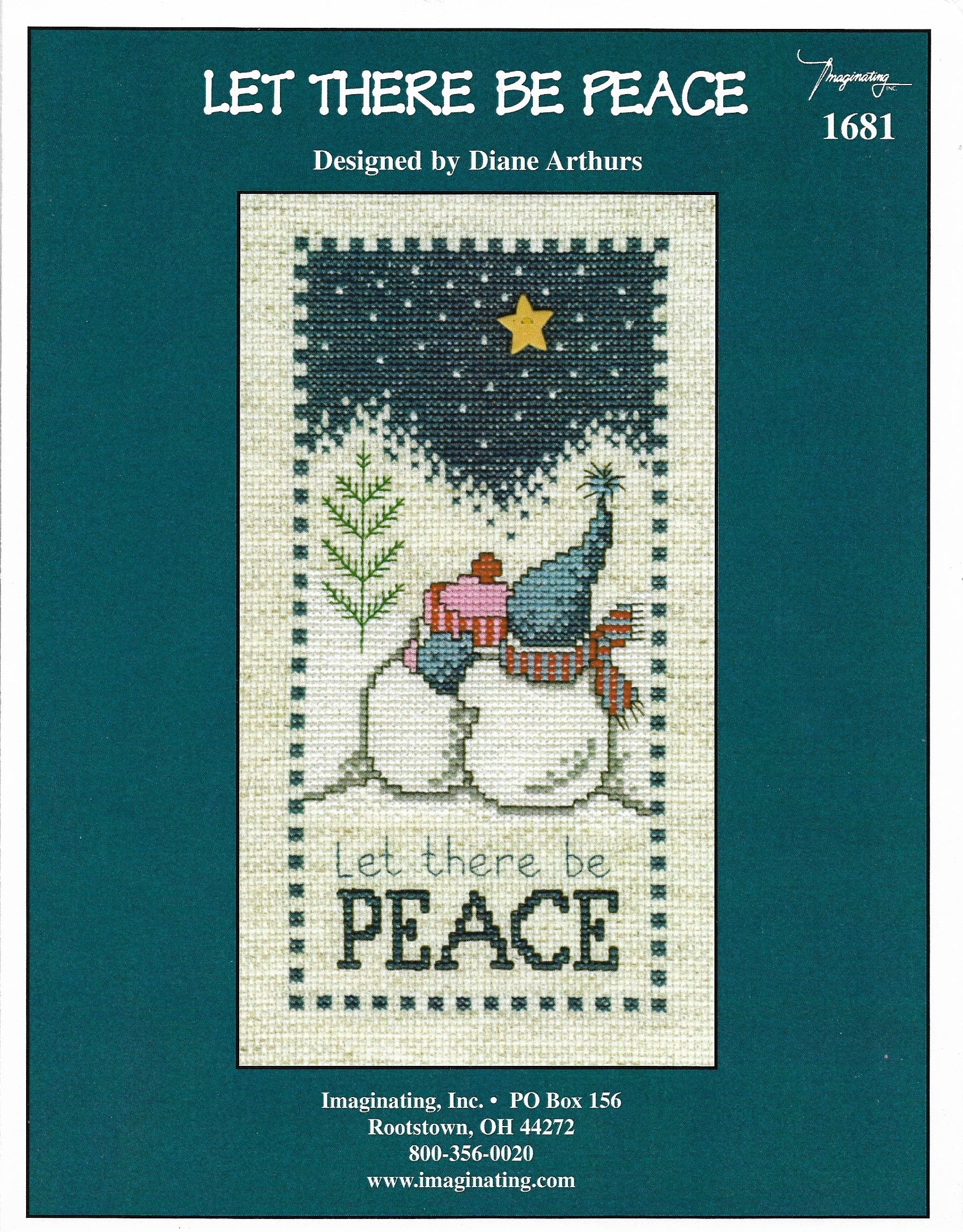 Imaginating Let there be peace 1681cross stitch pattern