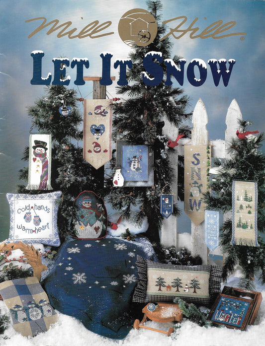 Mill Hill Let It Snow MHP87 christmas cross stitch pattern