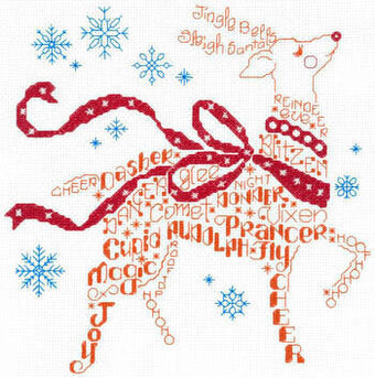 Imaginating Let's Find Rudolph 3192 Christmas cross stitch pattern