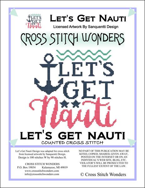 Cross Stitch Wonders Carolyn Manning Let's Get Naughty Cross stitch pattern