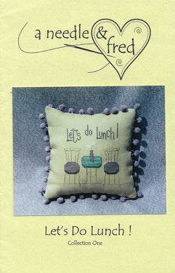 A Needle & Fred Let's Do Lunch cross stitch pattern