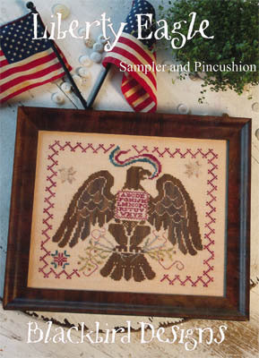 Blackbird Designs Liberty Eagle cross stitch